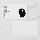 Carte De Visite Penser à la gymnastique (Devant / Derrière)