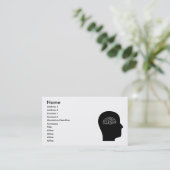 Carte De Visite Penser à la neurologie (Debout devant)