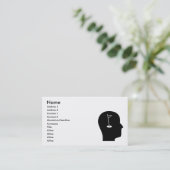 Carte De Visite Penser au golf (Debout devant)