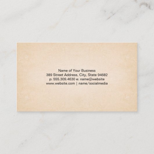 Carte De Visite Penser aux engrenages | Gestion des risques actuar (Dos)