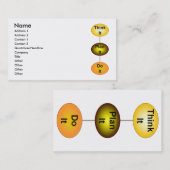 Carte De Visite Pensez-le (Devant / Derrière)