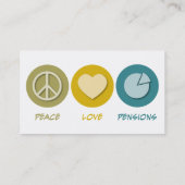 Carte De Visite Pensions d'amour de paix (Dos)