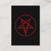 Carte De Visite Pentagram Red Devil (Devant)