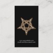 Carte De Visite Pentagramme (Dos)