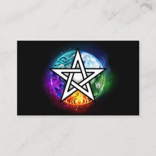 Carte De Visite pentagramme du Wiccan