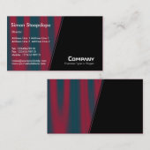 Carte De Visite Pente abrupte - Draperie 02 (Devant / Derrière)