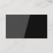 Carte De Visite Pente raide - texture de relief gris-foncé (Dos)