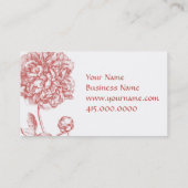 Carte de visite Peony (Dos)