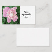 Carte de visite Peony (Devant / Derrière)