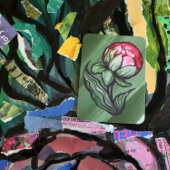 Carte De Visite Peony Flower Peoners Gardener art rose