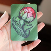 Carte De Visite Peony Flower Peoners Gardener art rose