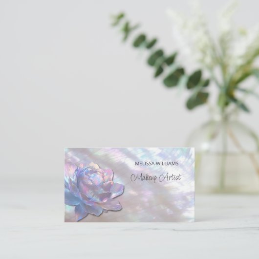 Carte De Visite Peony, mère de perle (Debout devant)