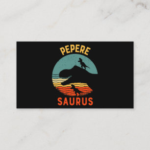 Carte De Visite Pepere Dinosaur Peperesaurus Famille correspondant