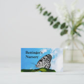 Carte De Visite Pépinière à serre (Debout devant)