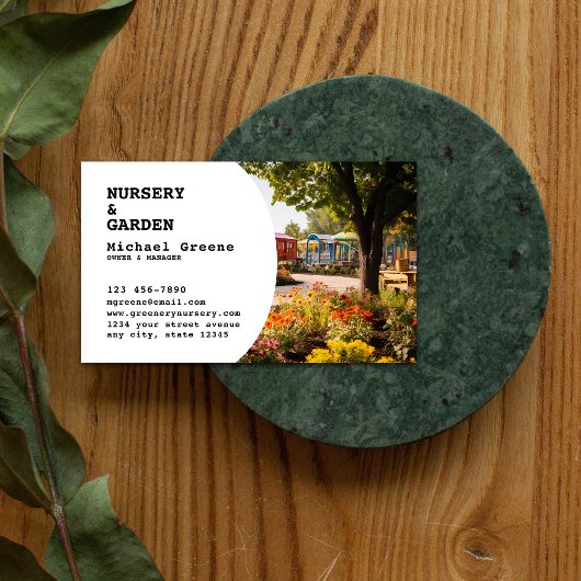 Carte De Visite Pépinière et jardin