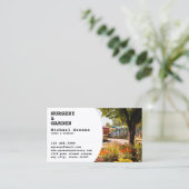 Carte De Visite Pépinière et jardin (Debout devant)
