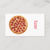 Carte De Visite Pepperoni Pizza Thunder_Cove (Dos)
