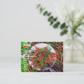 Carte De Visite Peppers à l'oeil d'oiseaux (Debout devant)