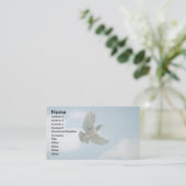 Carte De Visite Perdrix de Chukar en vol (Debout devant)
