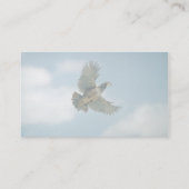 Carte De Visite Perdrix de Chukar en vol (Dos)