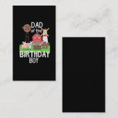 Carte De Visite Père de la ferme Anniversaire Garçon Mère Animal A (Devant / Derrière)