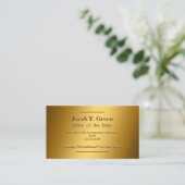 Carte De Visite Père de la mariée d'or (Debout devant)