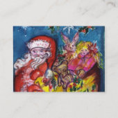 CARTE DE VISITE PÈRE NOËL AVEC CADEAUX (Dos)
