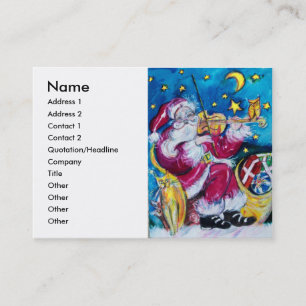 CARTE DE VISITE PÈRE NOËL INSPIRÉ