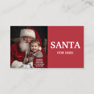 Carte De Visite Père Noël professionnel à louer Photo