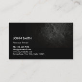 Carte De Visite Perfect Body Grunge Dark Fitness Training (Dos)