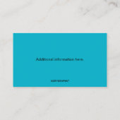 Carte De Visite Périodontiste dentaire modifiable (Dos)