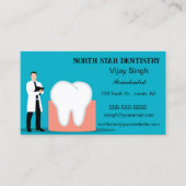Carte De Visite Périodontiste dentaire modifiable (Devant)