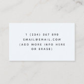 Carte De Visite Périphérique enregistreur de son microphone classi (Dos)