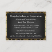 Carte De Visite Perle chic élégante de Passementerie (Dos)