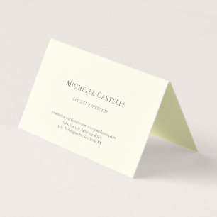 Carte De Visite Perle de Luxe Classique Unique Professionnel Paste