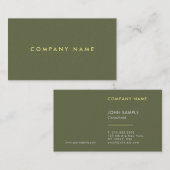 Carte De Visite Perle de luxe moderne finition élégante (Devant / Derrière)