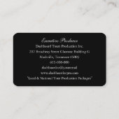 Carte De Visite Perle élégante de Mia Splashforze (Dos)