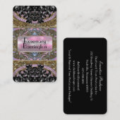 Carte De Visite Perle élégante de Mia Splashforze (Devant / Derrière)