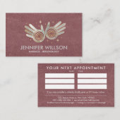 Carte De Visite Perle Healing mains énergie Spirale Nomination (Devant / Derrière)