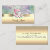 Carte De Visite Perle Holographique professionnelle de mélange de  (Devant / Derrière)