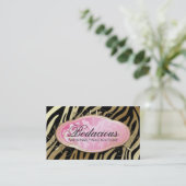 Carte De Visite Perle iridescente de zèbre Bodacious de la (Debout devant)