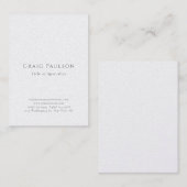 Carte De Visite Perle simple et professionnelle simple (Devant / Derrière)