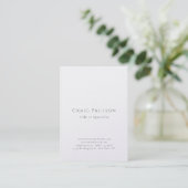 Carte De Visite Perle simple et professionnelle simple (Debout devant)