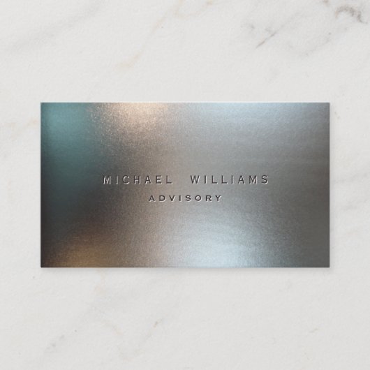 CARTE DE VISITE PERLE SIMPLE PROFESSIONNELLE ÉLÉGANTE BLANC (Devant)