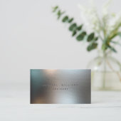 CARTE DE VISITE PERLE SIMPLE PROFESSIONNELLE ÉLÉGANTE BLANC (Debout devant)