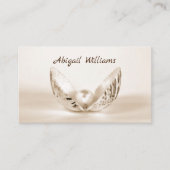 Carte De Visite Perle unique en coquille (Devant)