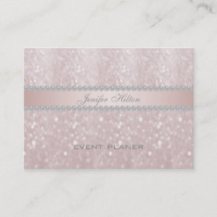 Carte De Visite Perles de bokeh professionnelles