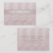 Carte De Visite Perles de bokeh professionnelles (Devant / Derrière)