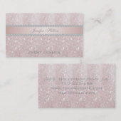 Carte De Visite Perles de bokeh professionnelles (Devant / Derrière)