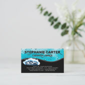 Carte De Visite Perles d'eau de lavage auto (Debout devant)